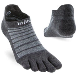 Injinji Run Lightweight No Show Wool - Running Socks -Sports Shoes Store injinji run lightweight no show wool running socks detail 2